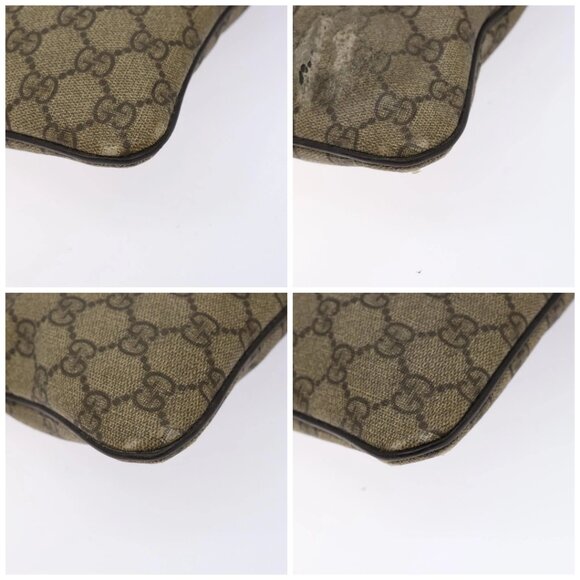 GUCCI GG Supreme Shoulder Bag PVC Beige Gold 295257 Auth 138218 - Picture 15 of 16
